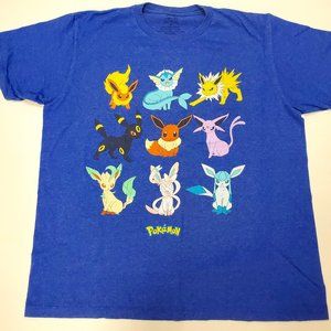 Men's Large Pokémon shirt Pokemon blue casual